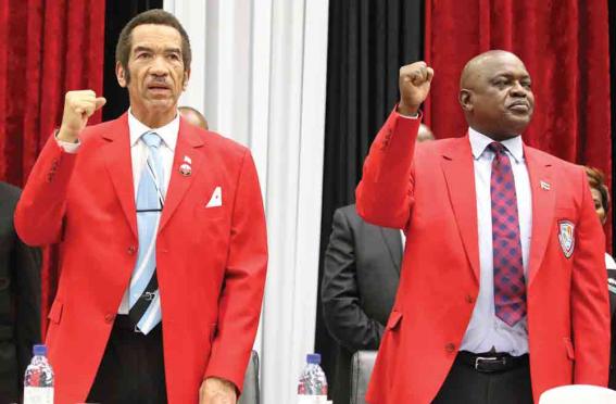 Botswana Presidents in bitter struggle for power